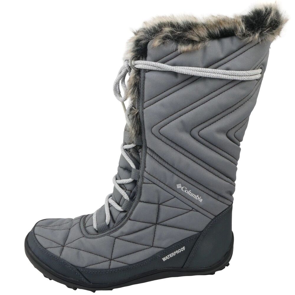 Columbia Women's US 8 Minx Mid III Boots  Grey Steel / Grey Ice NWOB